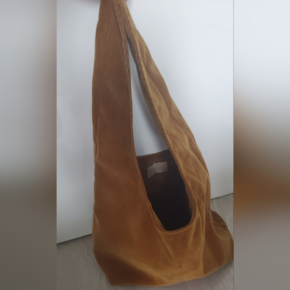 MERIT Suede Makeup Bag in Camel/Brown - Picture 6 of 6